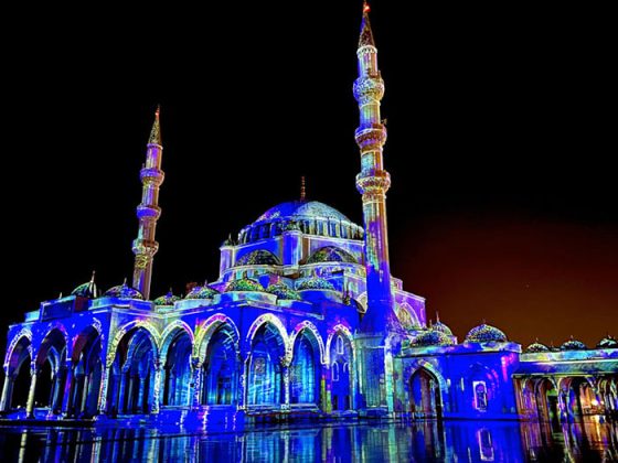 Digital Projection and Artabesk for Sharjah Light Festival - TPIMEA